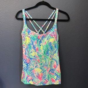 Lilly Pulitzer Luxletic Gym Workout Tank Top